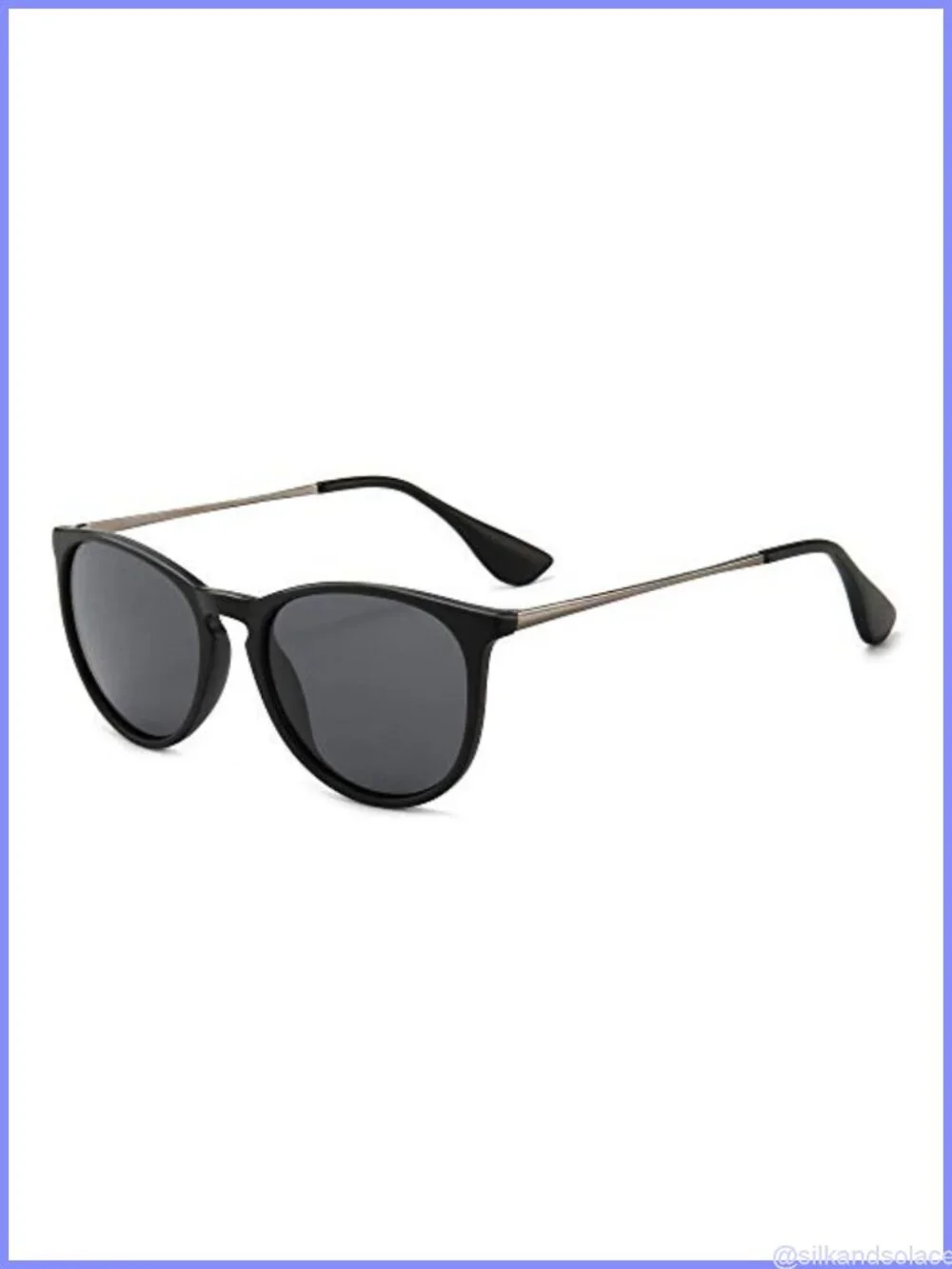SUNGAIT Premium Vintage Round Polarized Sunglasses Retro Style UV400